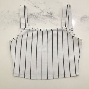 Striped Crop Top